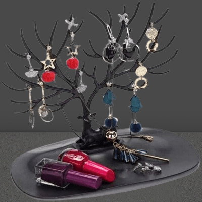 Arbres à bijoux - JewelryTree™ - Noir - Rangement Précieux